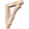 Ekena Millwork Balboa Arts and Crafts Smooth Bracket w/ Offset Brace, Douglas Fir, 7 1/2"W x 38"D x 44"H BKT0806X38X44BOA03SDF - alternate 1